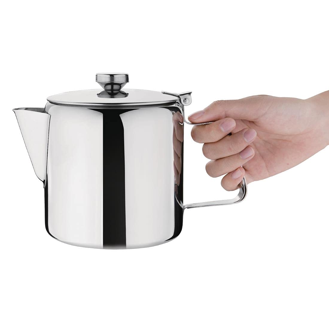 Amazon.com | Olympia Concorde Tea Pot Stainless Steel 48Oz 1 35L